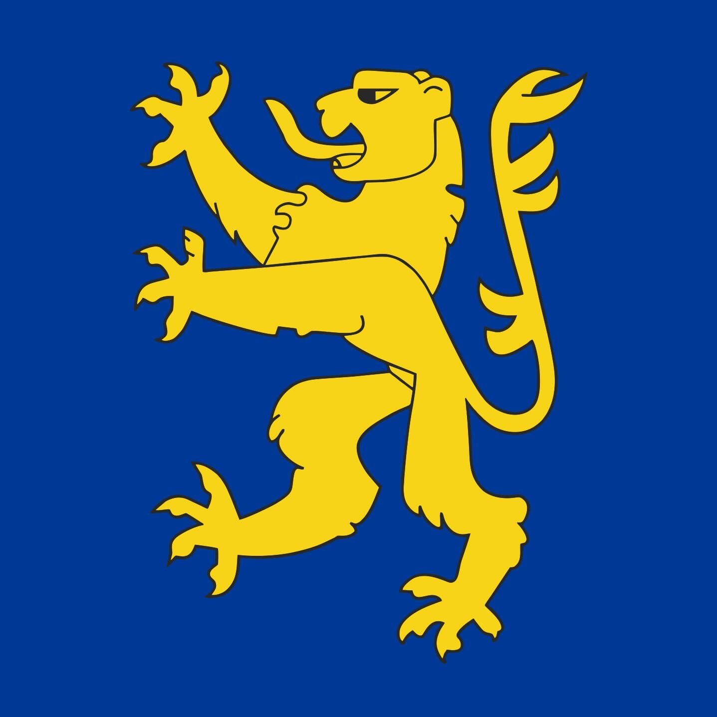 Fahne Gemeinde 8575 B&uuml;rglen (TG) | 30 x 30 cm und Gr&ouml;sser - Bild 1