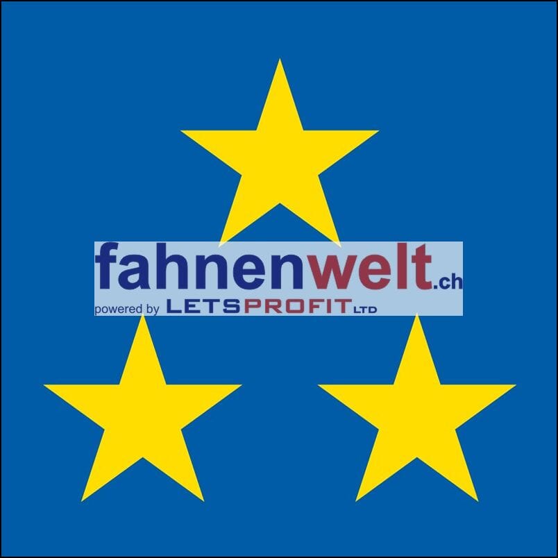 Fahne Gemeinde 4655 St&uuml;sslingen (SO) | 30 x 30 cm und Gr&ouml;sser - Bild 1