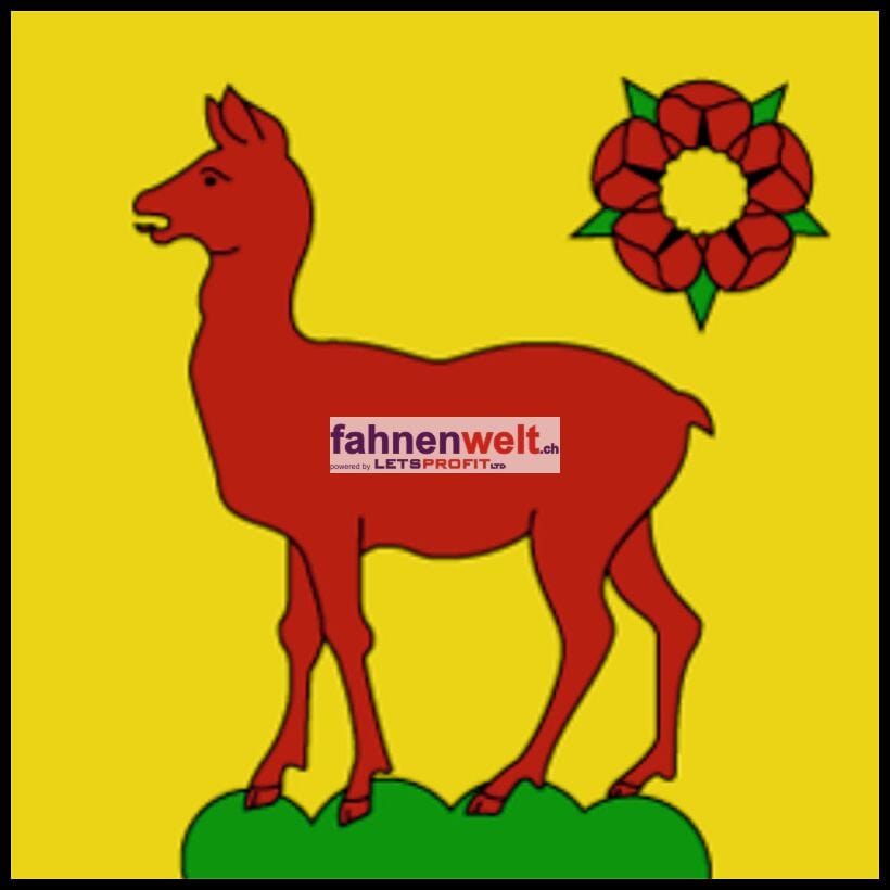 Fahne Gemeinde 1782 Cormagens Ehemalige Gemeinde (FR) | 30 x 30 cm und Gr&ouml;sser - Bild 1