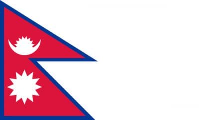 Nepal gedruckt im Querformat | 90 x 150 cm - Bild 1