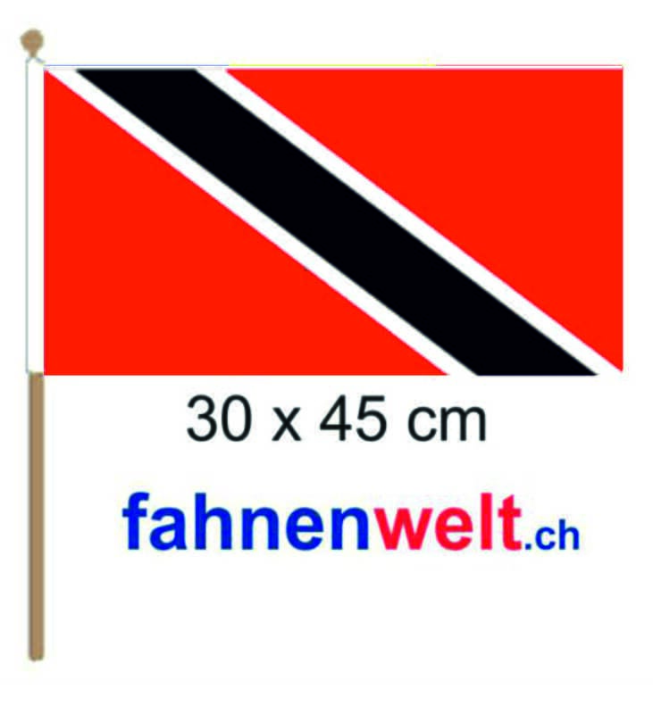 Trinidad und Tobago Fahne / Flagge am Stab | 30 x 45 cm - Bild 1