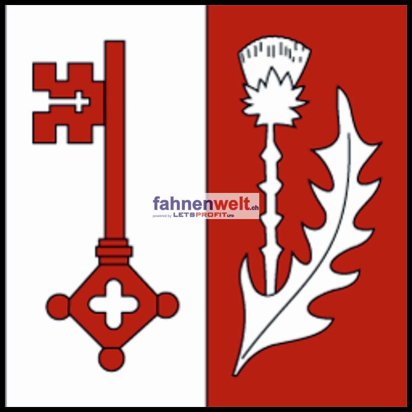 Fahne Gemeinde 1136 Bussy-Chardonney (VD) | 30 x 30 cm und Gr&ouml;sser - Bild 1