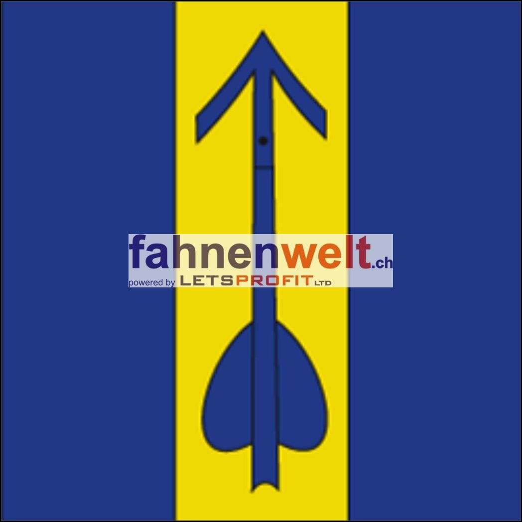 Fahne Gemeinde 7029 Peist Ehemalige Gemeinde (GR) | 30 x 30 cm und Gr&ouml;sser - Bild 1