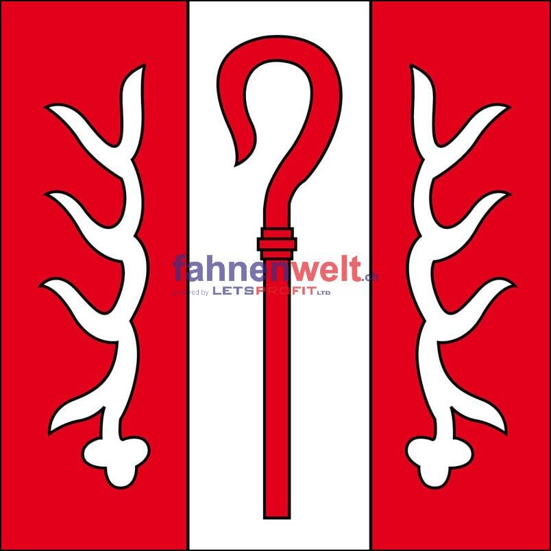 Fahne Gemeinde 6577 Sant' Abbondio (TI) | 30 x 30 cm und Gr&ouml;sser - Bild 1