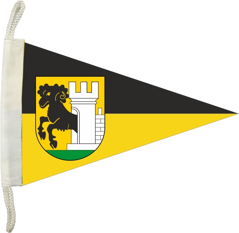 Schaffhausen Wimpel mit Wappen | 20 x 30 cm - Bild 1