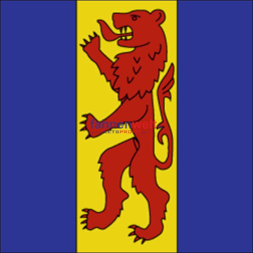 Fahne Gemeinde 8574 Oberhofen Ehemalige Gemeinde (TG) | 30 x 30 cm und Gr&ouml;sser - Bild 1