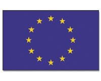 EU / Europ&auml;ische Union Hissfahne gedruckt im Querformat | 90 x 150 cm - Bild 1
