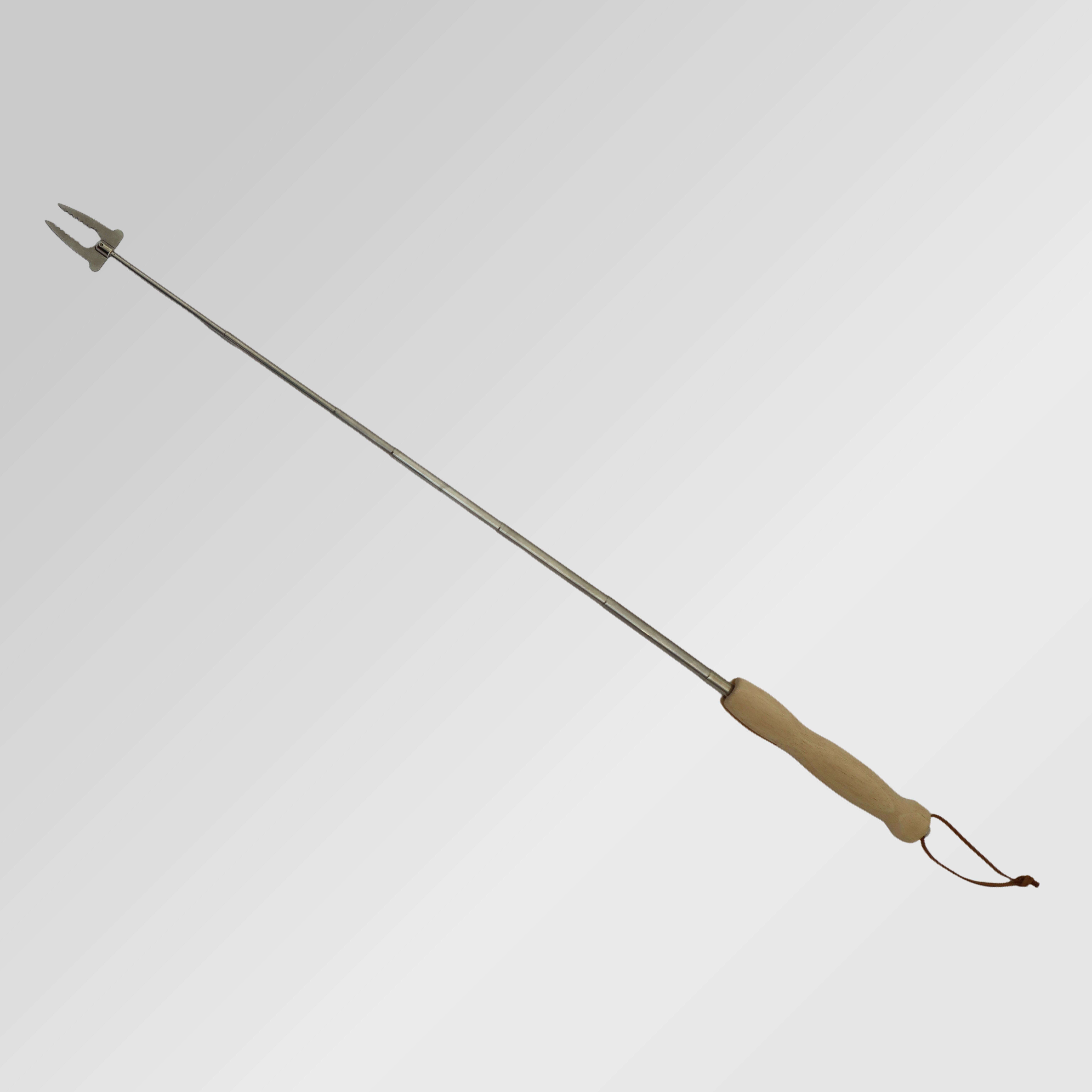 Wurst- / Grillgabel mit Holzgriff | 18.5 - 81 cm lang - Bild 2