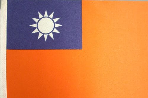 Taiwan Tisch-Fahne mit Fuss | 10 x 15 cm - Bild 1