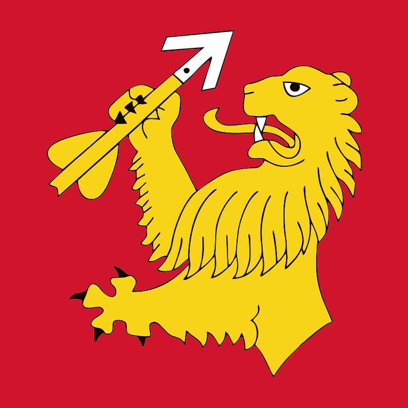 Fahne Gemeinde 7427 Urmein (GR) | 30 x 30 cm und Gr&ouml;sser - Bild 1