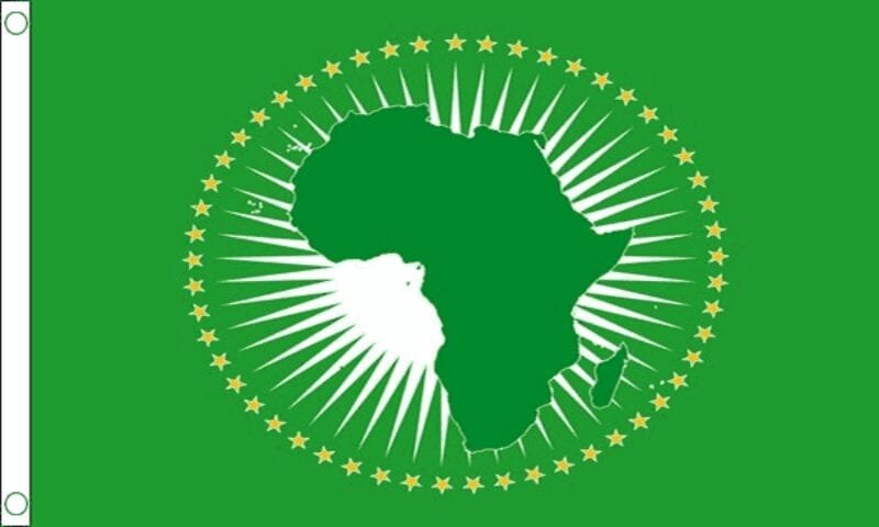 Afrikanische Union Fahne aus Stoff | 90 x 150 cm - Bild 1