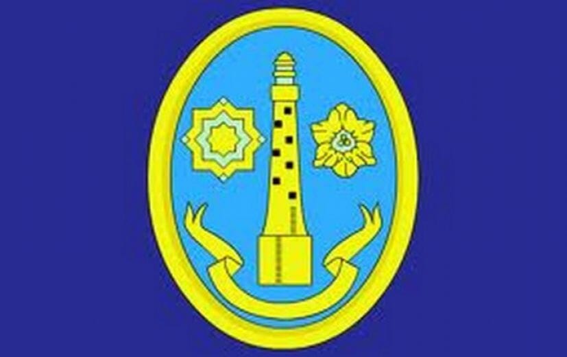 Scilly-Inseln mit Wappen Fahne gedruckt | 90 x 150 cm - Bild 1