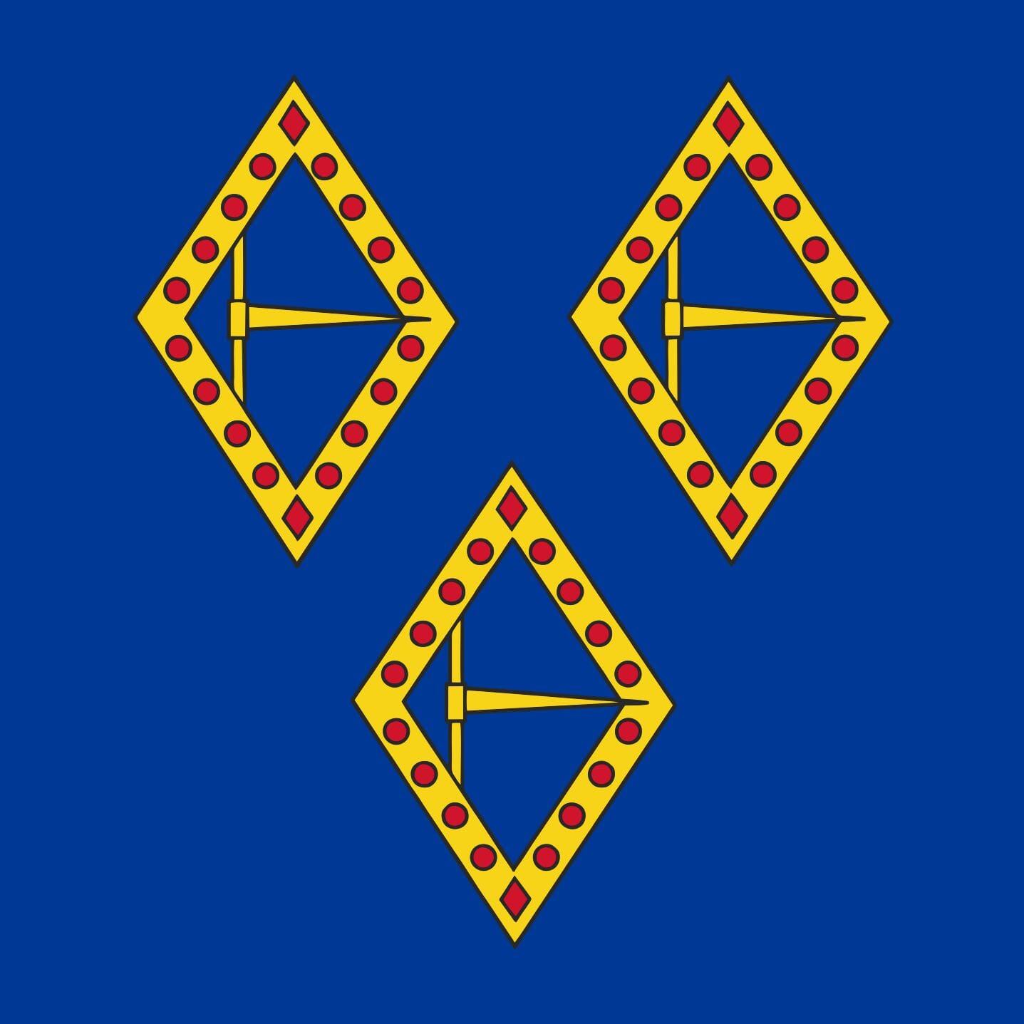 Fahne Gemeinde 9216 Hohentannen (TG) | 30 x 30 cm und Gr&ouml;sser - Bild 1