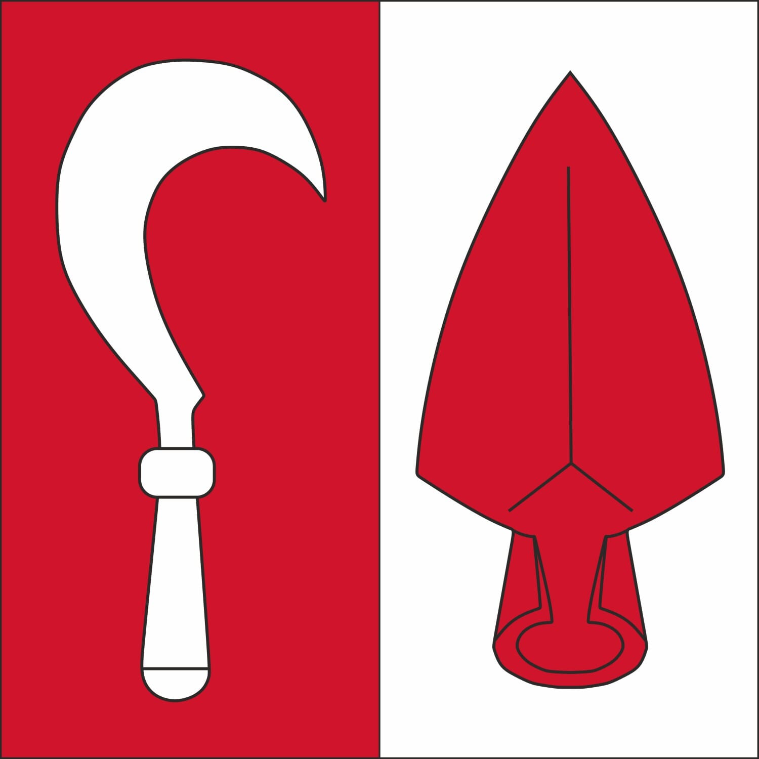Fahne Gemeinde 5412 Gebenstorf (AG) | 30 x 30 cm und Gr&ouml;sser - Bild 1