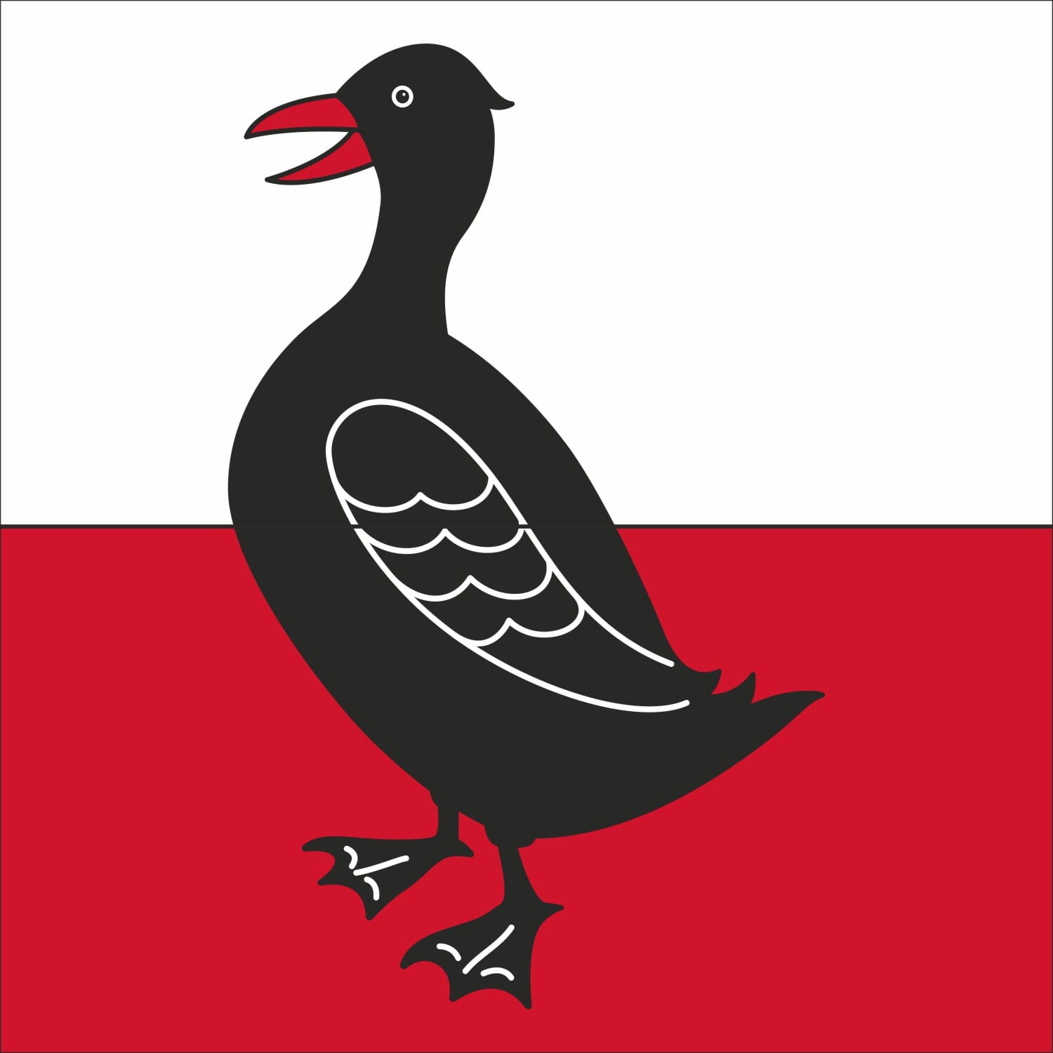 Fahne Gemeinde 1066 Epalinges (VD) | 30 x 30 cm und Gr&ouml;sser - Bild 1