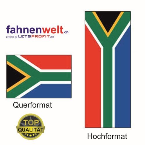 S&uuml;dafrika Fahne aus Multi-Flag im Hoch- und Querformat | diverse Gr&ouml;ssen - Bild 1