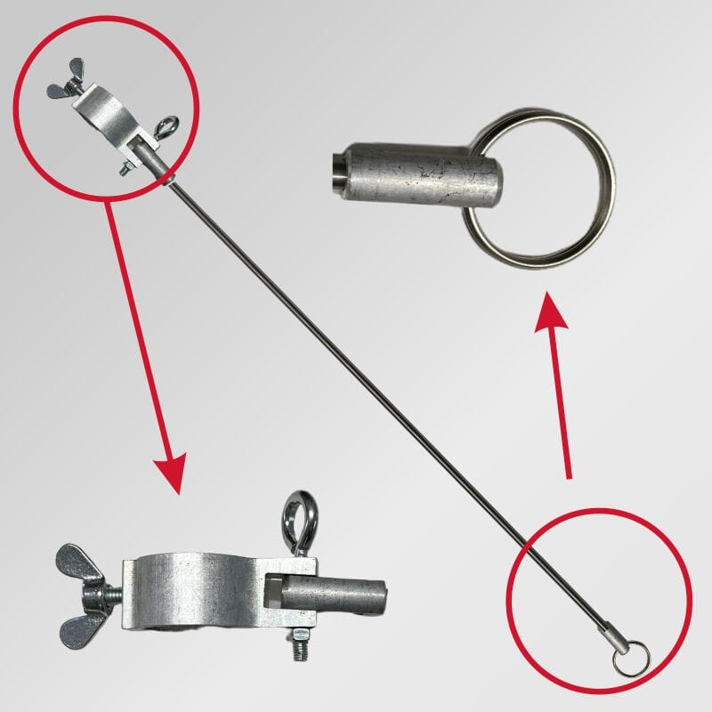 Universal-Fahnenstabilisator f&uuml;r Stangen D 28 mm | bis 90 cm diverse L&auml;ngen - Bild 3