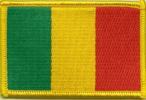 Patch Sticker zum aufb&uuml;geln Mali | 5.5 x 9 cm - Bild 1