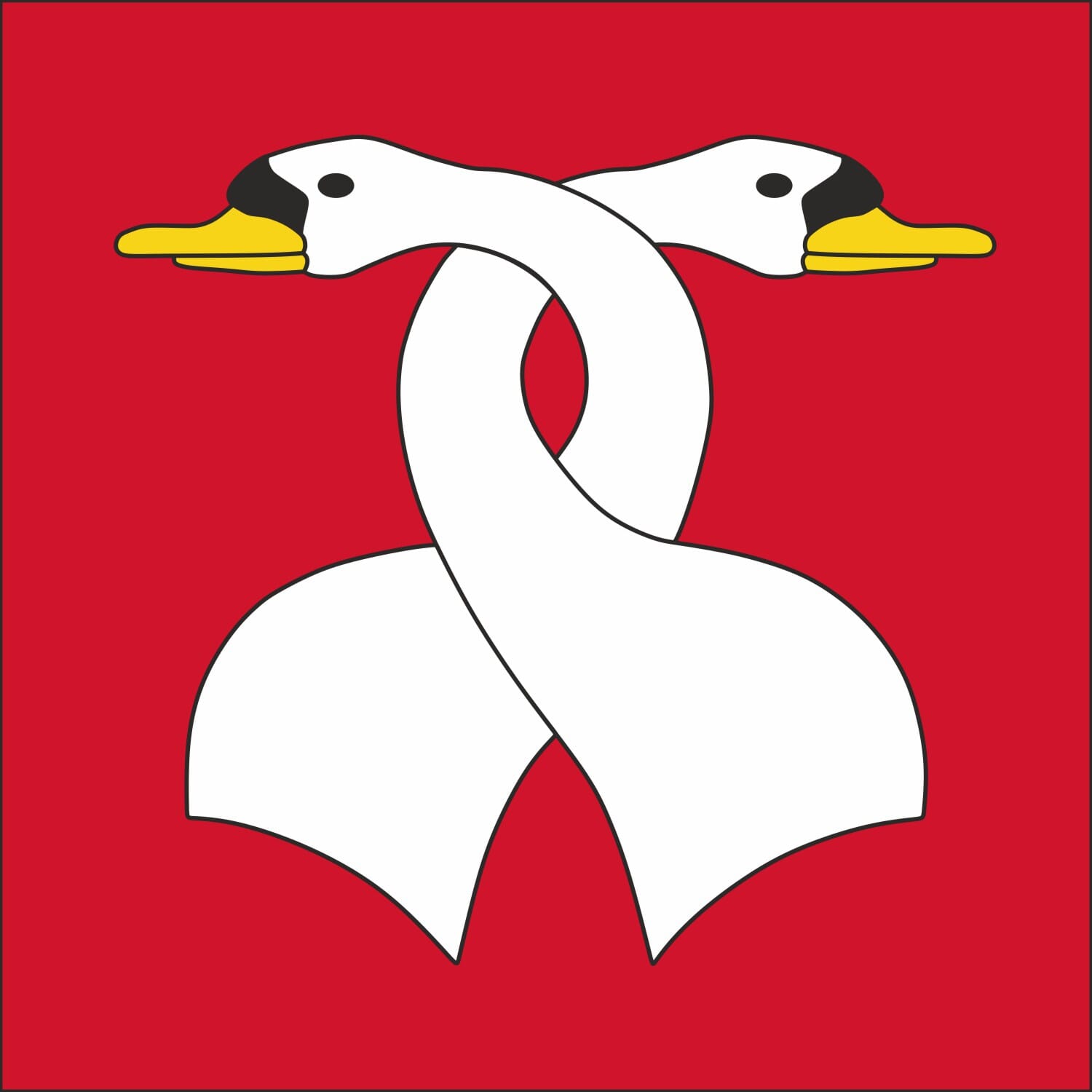 Fahne Gemeinde 9606 B&uuml;tschwil Ehemalige Gemeinde (SG) | 30 x 30 cm und Gr&ouml;sser - Bild 1