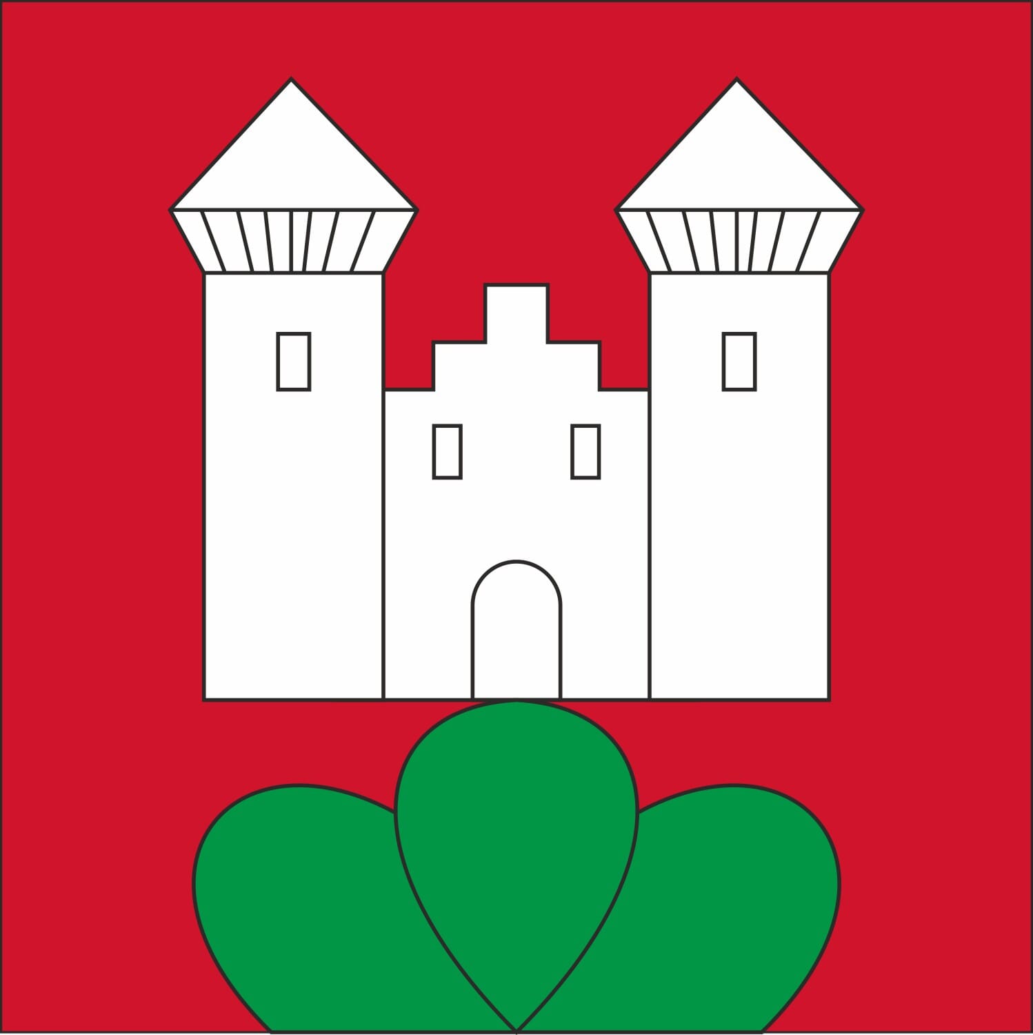 Fahne Gemeinde 3612 Steffisburg (BE) | 30 x 30 cm und Gr&ouml;sser - Bild 1