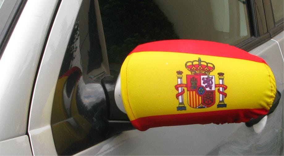 Autospiegel Fahne Spanien 2er Set - Bild 1