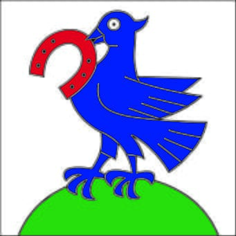 Fahne Gemeinde 2715 Monible Ehemalige Gemeinde (BE) | 30 x 30 cm und Gr&ouml;sser - Bild 1