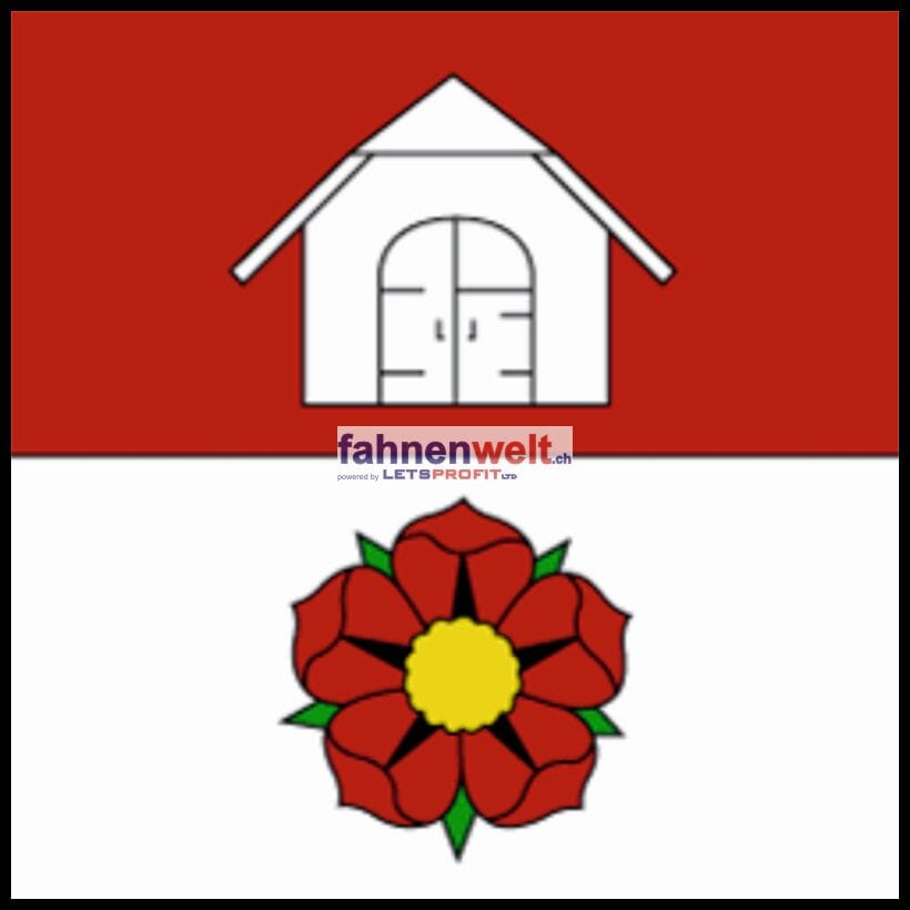 Fahne Gemeinde 1484 Granges-de-Vesin Ehemalige Gemeinde (FR) | 30 x 30 cm und Gr&ouml;sser - Bild 1