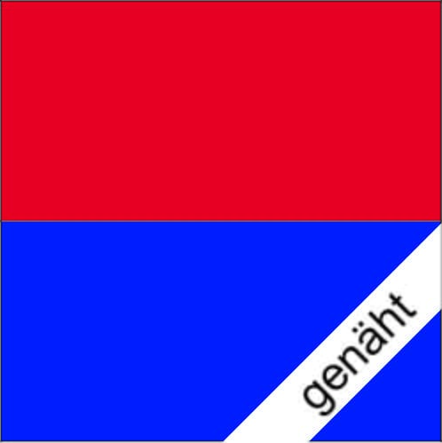 Fahne Tessin TI gen&auml;ht / appliziert | 250 x 250 cm - Bild 1