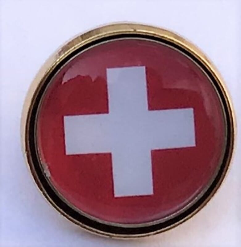 Pin Schweiz RUND mit Verschluss | &Oslash; 1.6 cm - Bild 5