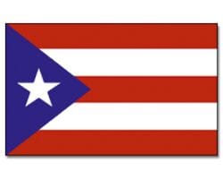 Puerto Rico gedruckt im Querformat | 90 x 150 cm - Bild 1