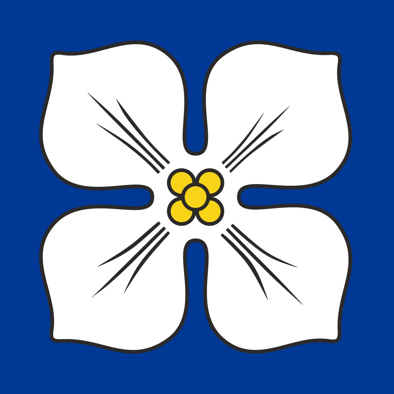 Fahne Gemeinde 8802 Kilchberg (ZH) | 30 x 30 cm und Gr&ouml;sser - Bild 1