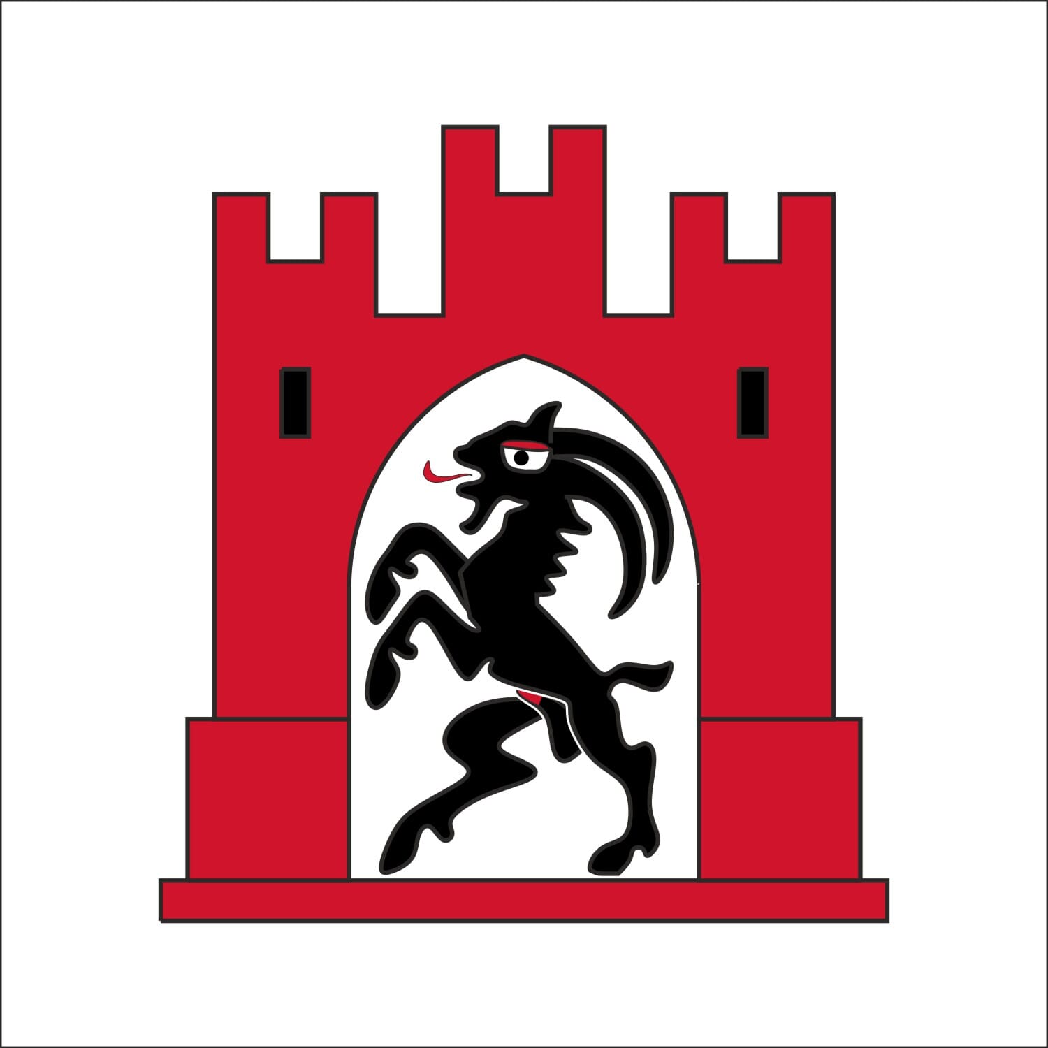 Fahne Gemeinde 7000 Chur (GR) | 30 x 30 cm und Gr&ouml;sser - Bild 1