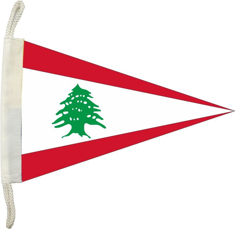 Libanon Wimpel | 20 x 30 cm - Bild 1