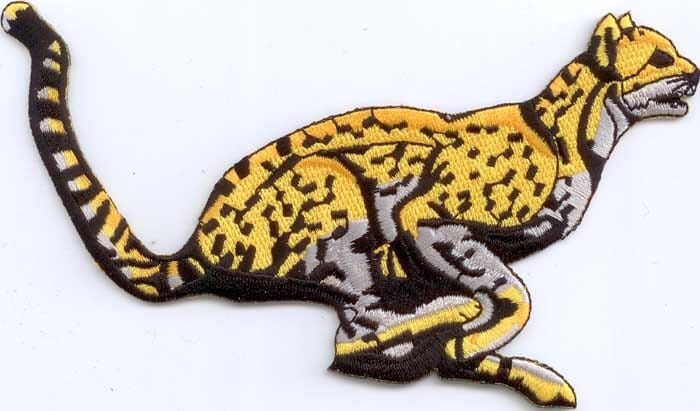 Patch Sticker zum aufb&uuml;geln Leopard | 8.5 x 14 cm - Bild 1
