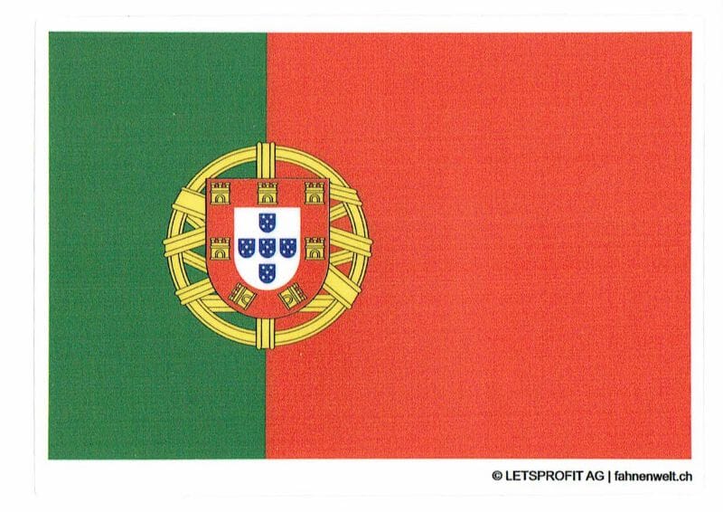 Aufkleber Portugal | 7 x 9.5 cm - Bild 1