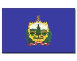 Vermont Hissfahne gedruckt im Querformat | 90 x 150 cm - Bild 1