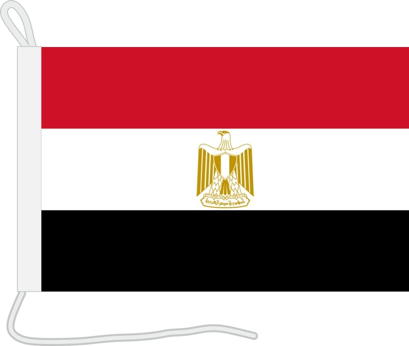 Bootsfahne &Auml;gypten | 30 x 45 cm - Bild 1