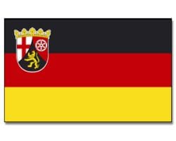 Rheinland-Pfalz gedruckt im Querformat | 90 x 150 cm - Bild 1