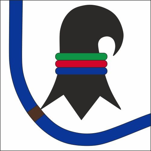 Fahne Gemeinde Kleinbasel (BS) | 30 x 30 cm und Gr&ouml;sser - Bild 1