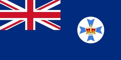 Queensland Fahne gedruckt | 90 x 150 cm - Bild 1