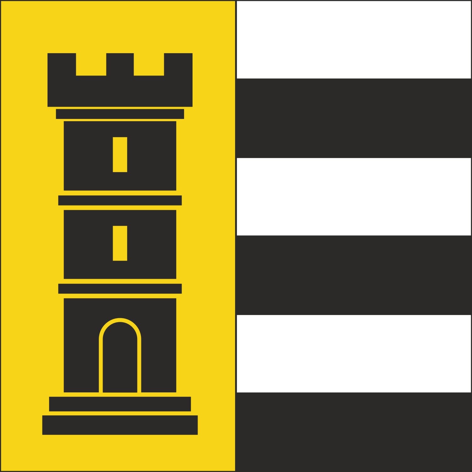 Fahne Gemeinde 9621 Oberhelfenschwil (SG) | 30 x 30 cm und Gr&ouml;sser - Bild 1