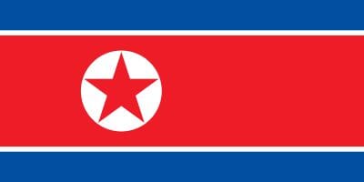 Nordkorea Multi-Flagge | Gr&ouml;sse ca. 90 x 150 cm - Bild 1