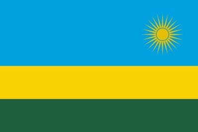 L&auml;nderfahne Ruanda | Multi-Flag | Gr&ouml;sse ca. 90 x 150 cm - Bild 1