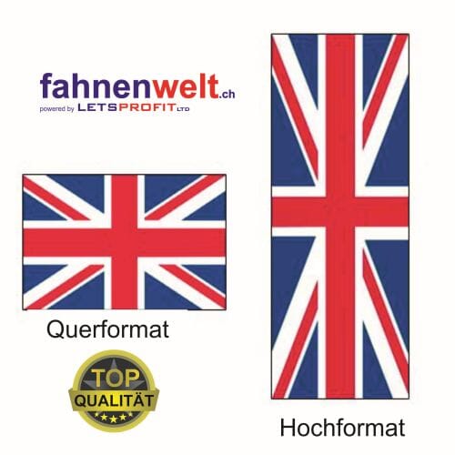 Grossbritannien Fahne aus Multi-Flag im Hoch- und Querformat | diverse Gr&ouml;ssen - Bild 1