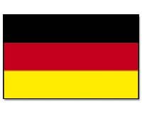Deutschland Hissfahne gedruckt Querformat | 90 x 150 cm - Bild 1