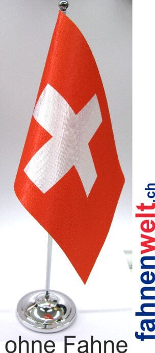 Tischfahnenstab verchromt DeLuxe Standard oder Teleskop 36 cm oder 27 bis 47 cm - Bild 5