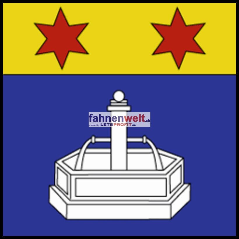 Fahne Gemeinde 2902 Fontenais (JU) | 30 x 30 cm und Gr&ouml;sser - Bild 1