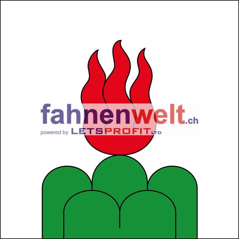 Fahne Gemeinde 4426 Lauwil (BL) | 30 x 30 cm und Gr&ouml;sser - Bild 1