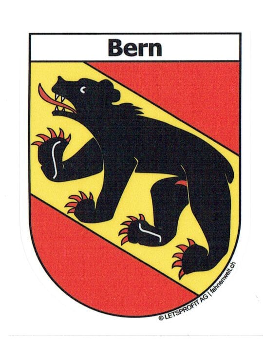 Wappen Bern Aufkleber BE | 6.5 x 8.5 cm - Bild 1