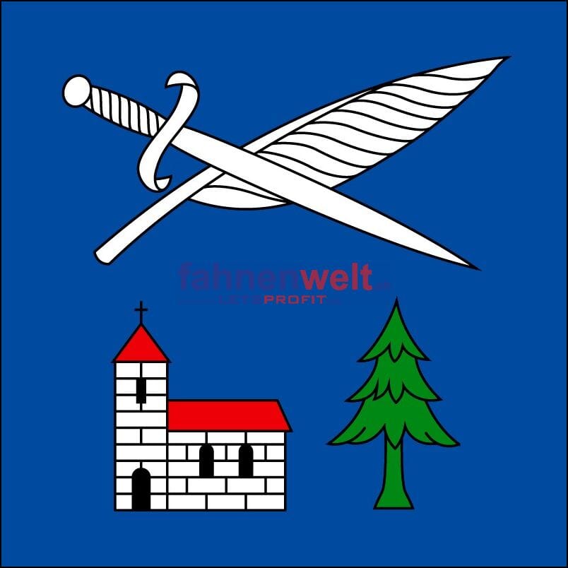 Fahne Gemeinde 6814 Cadempino (TI) | 30 x 30 cm und Gr&ouml;sser - Bild 1